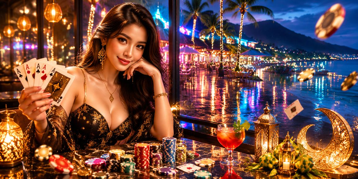 Pemain menikmati permainan poker hari raya di Langkawi melalui platform dalam talian kkslot
